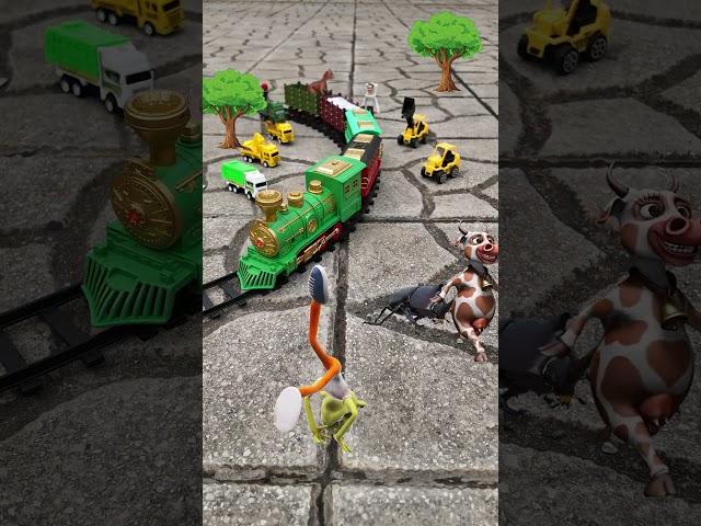 Oops! Train on the loose!  #Viralvideo #Lego #Train