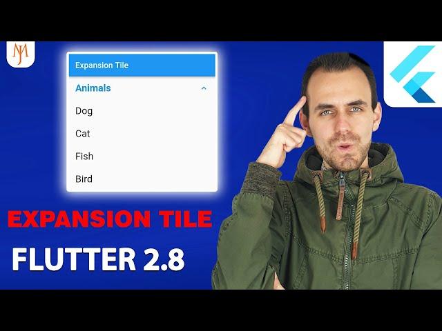 Flutter Tutorial - ExpansionTile and ListTile [2022]