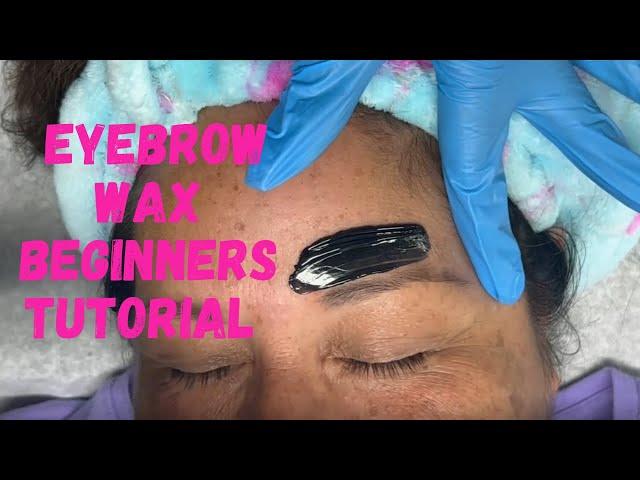 Eyebrow Wax Tutorial