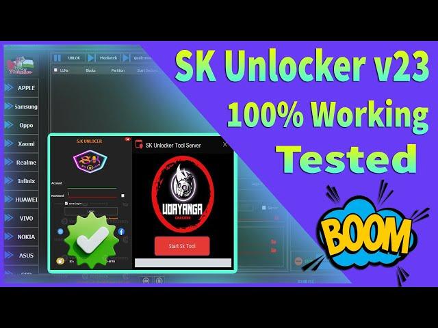 SK Unlocker v23 – PREMIUM Free 2024 – New Update Unlock Tool