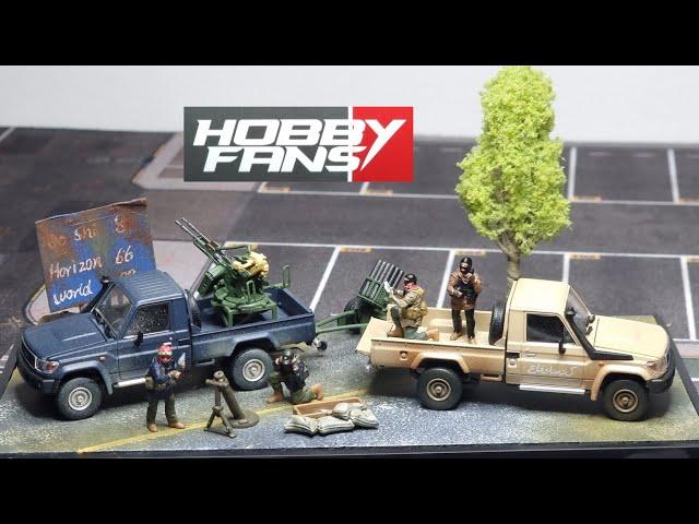 Diecast War Pickup Hobby Fans Toyota Landcruiser Diecast Hunting in Europe! Unboxing Review!