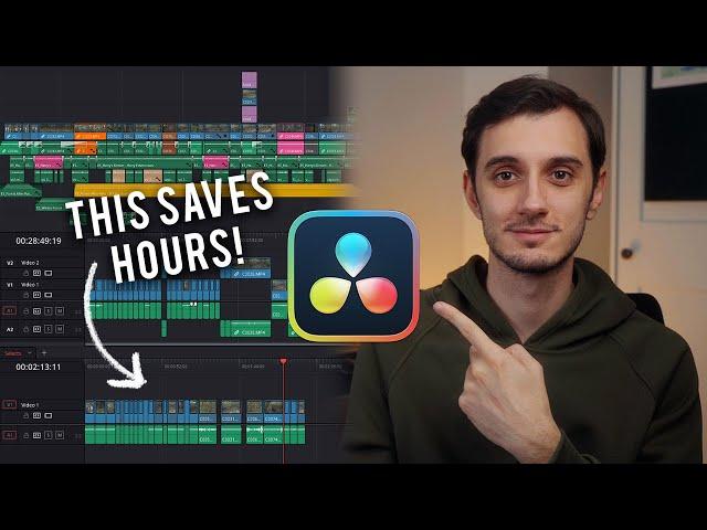 These Editing Tips Will Save You HOURS in Resolve
