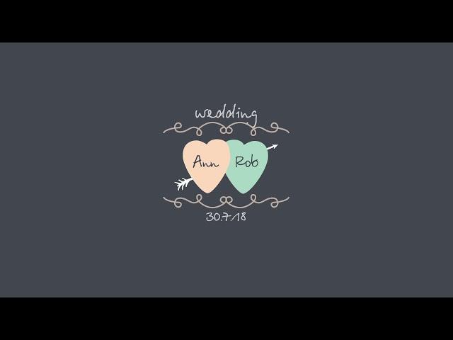 Wedding AFTER EFFECTS FREE download intro #5 template Cupid arrow hearts animation