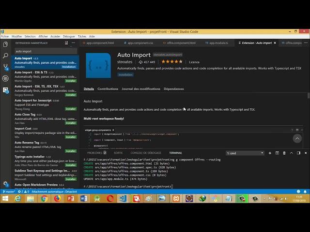 Visual Studio Code Extension - Auto Import