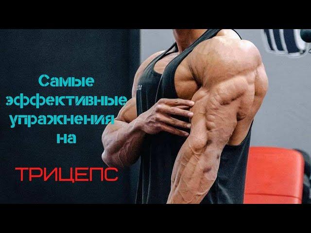 Эффективные упражнения на трицепс || трицепсга ишланадиган самарали машклар!!!