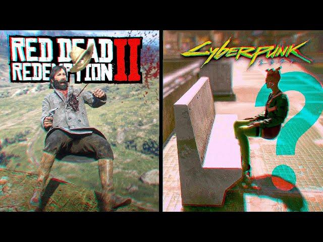 RDR 2 vs Cyberpunk 2077 • Сравнение NPC