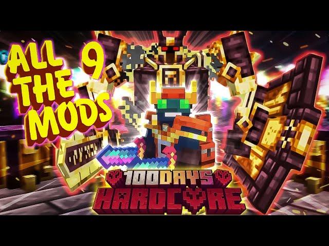 I Survived 100 Days With EVERY MOD In Hardcore. [FULL MOVIE]