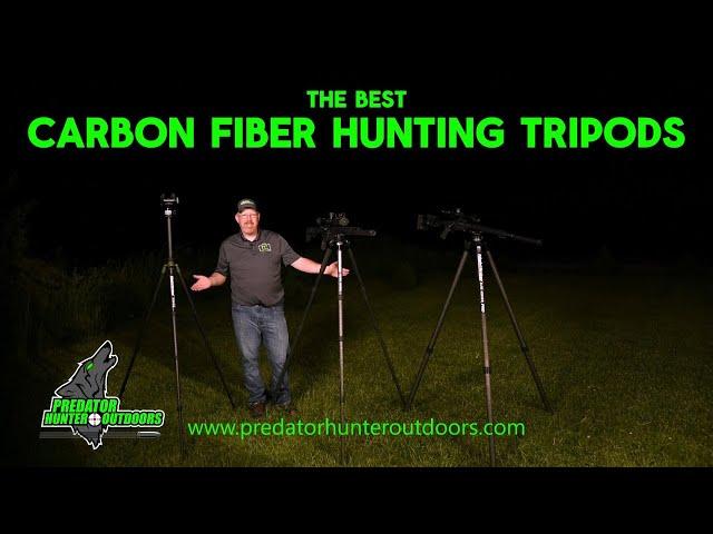 BEST CARBON FIBER SHOOTING TRIPODS FOR PREDATOR HUNTING | NightSnipe Ultralight Tripod Comparison