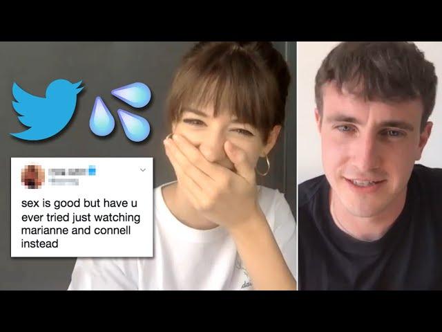 "Normal People" Stars Daisy Edgar-Jones and Paul Mescal Read Thirst Tweets