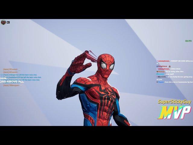 Marvel Rivals Necros Super Sticky Spiderman Gameplay -MVP-