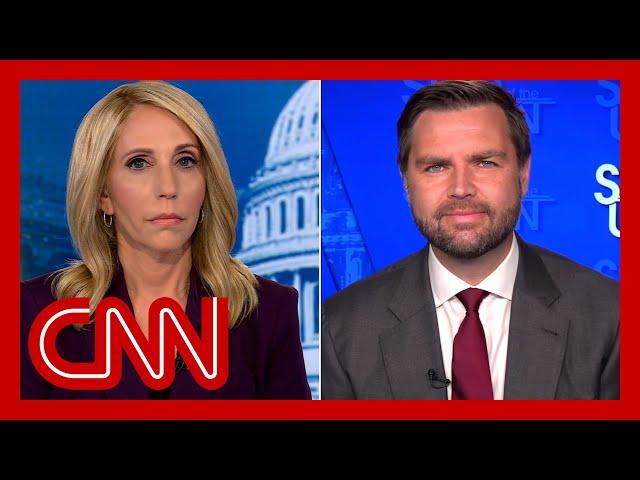 Dana Bash and JD Vance clash over baseless claims about Haitian immigrants (Part 1/2)