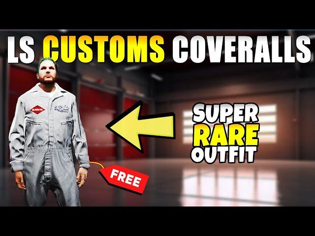 GTA 5 Online How to Unlock LS Customs Coveralls (SUPER RARE Outfit)