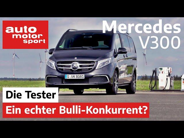 Mercedes V300: Ist die V-Klasse der bessere VW Bus? - Test/Review | auto motor und sport