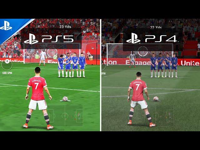 FIFA 22 | PS5 VS PS4 | Gameplay Comparison