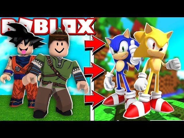 VIREI O SUPER SONIC NO ROBLOX!!