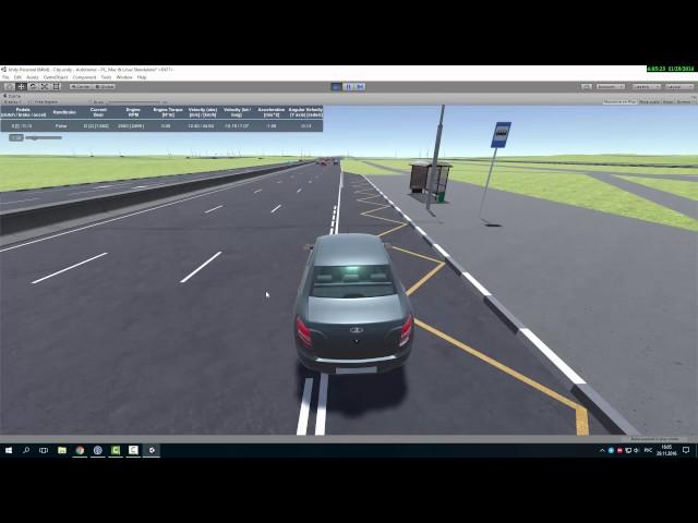 Unity 5 - Cars in a city (prototype)