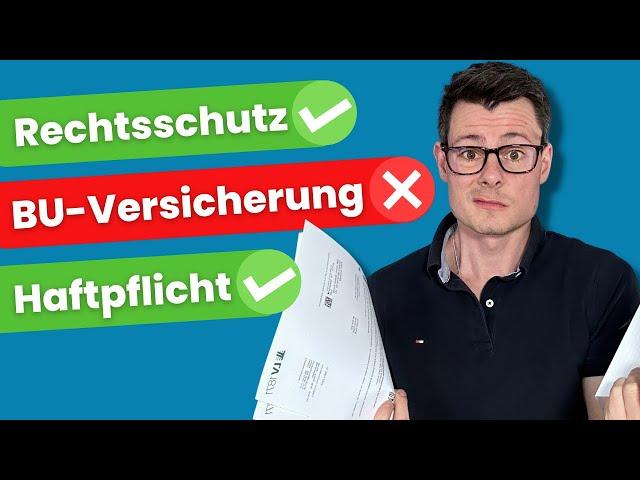 Welche Versicherungen braucht man wirklich? (2025)