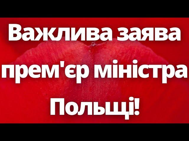 Матеуш Моравецький виступив з новою заявою в Польщі!