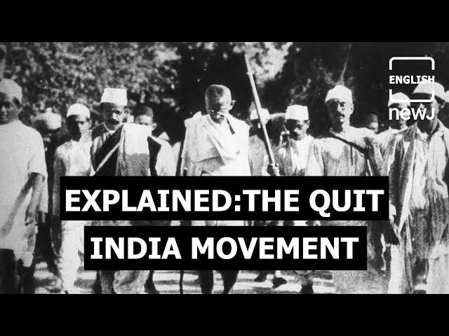 The Quit India Movement Explained | English NEWJ