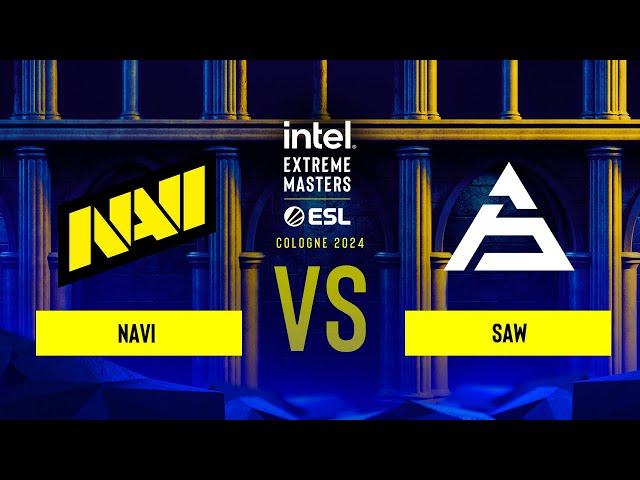 NAVI vs. sAw - IEM Cologne 2024 - Group A