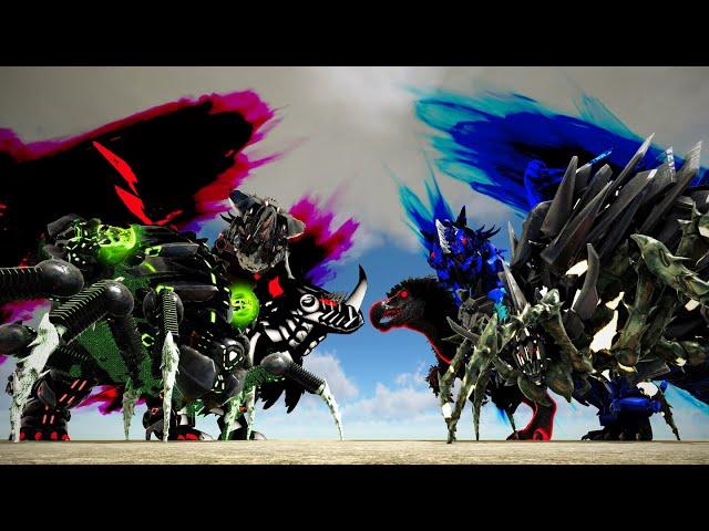 EC Primordials & Beast of Darkness vs. AG Reborn Celestials | ARK #Short Fight 