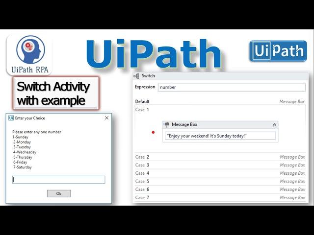 Switch Case UiPath||Switch Activity||UiPath RPA Tutorial