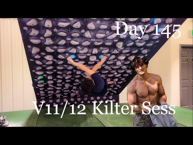 V12(8A+) Training Day 145 V11/12 Kilter Session