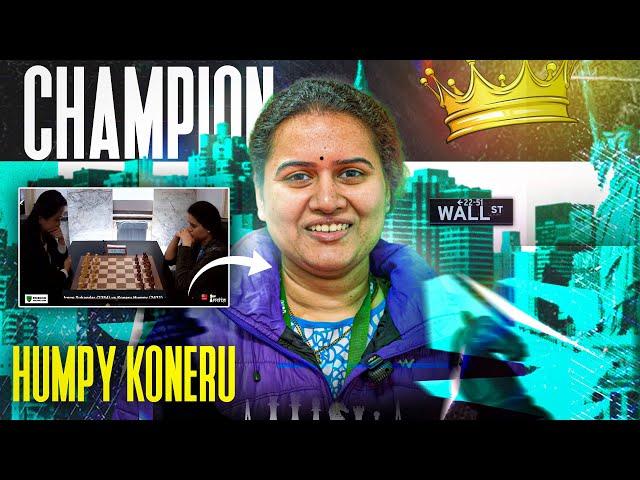 The game that made Koneru Humpy the World Rapid Champion 2024 | Irene vs Humpy