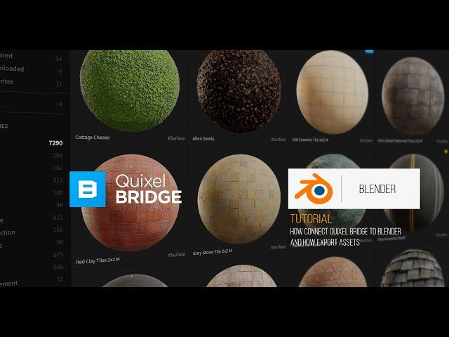 [NEW] How connect Quixel Bridge to Blender and how export Assets