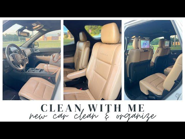 NEW CAR CLEAN AND ORGANIZE // REALISTIC CAR ORGANIZATION // CHARLOTTE GROVE FARMHOUSE