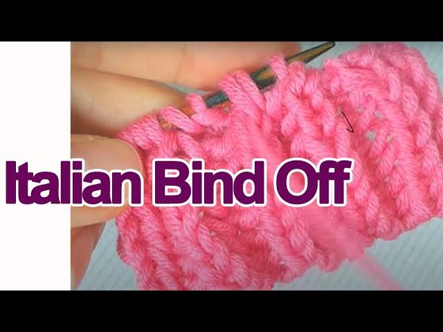 Italian Bind Off