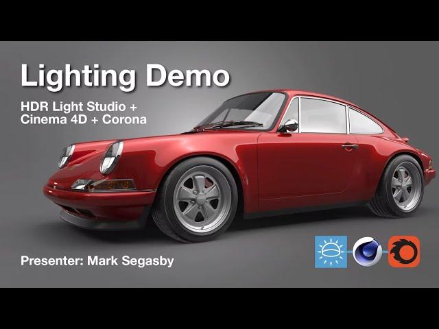 TUTORIAL | Lighting a Car in Cinema 4D, Corona and HDR Light Studio