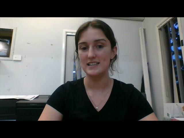 Georgia Morris UQ Student Services Application Video 2022