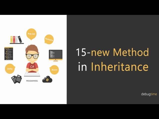 15 - C# Tutorial in Hindi and Urdu - new method in Inheritance