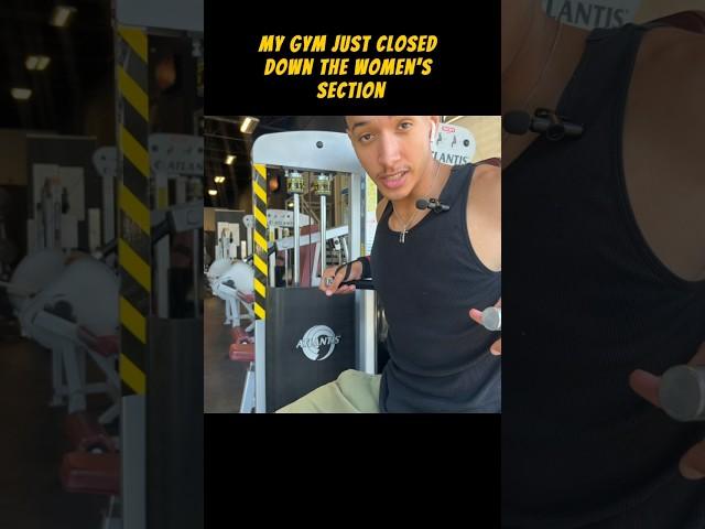 My gym closed the women’s section #fitness #motivation #gym #fitnessinspiration #aesthetic