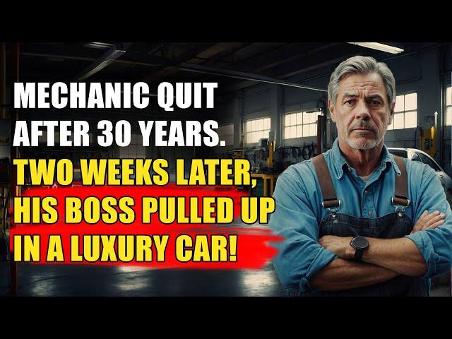 Mechanic Quit After 30 Years. Two Weeks Later, His Boss Pulled Up in a Luxury Car!