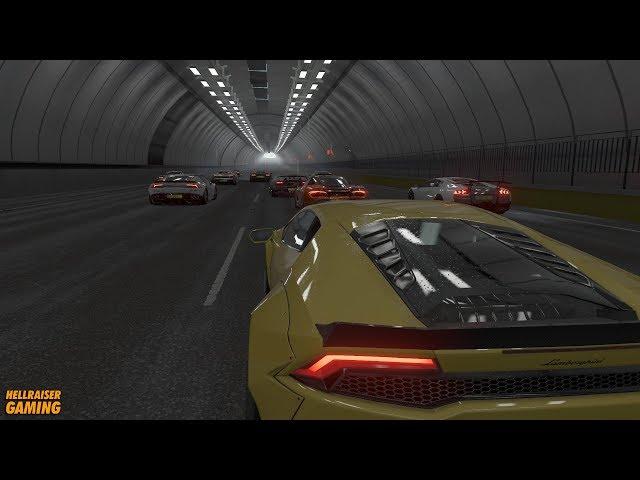 Forza Horizon 4 Lamborghini Car Show! Aventador Vs Huracan, Tunnel Drag, City Battles And More!