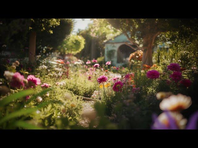 Blooming Haven: Sunny Garden Ambience