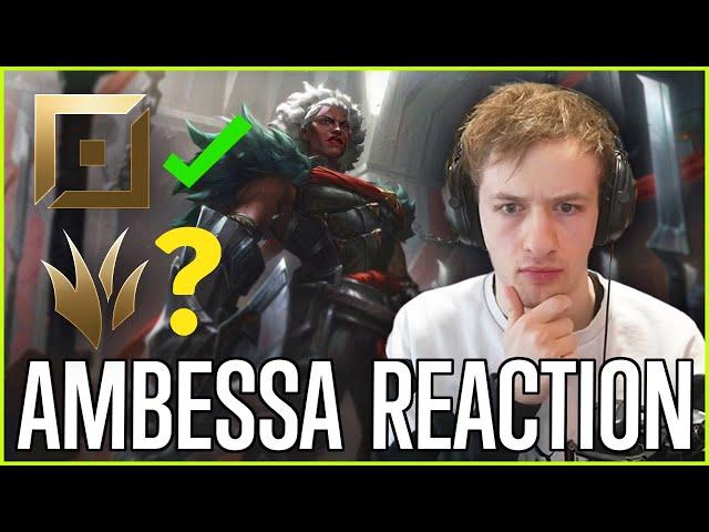 Nemesis reacts to NEW CHAMP AMBESSA! Ability Reveal!