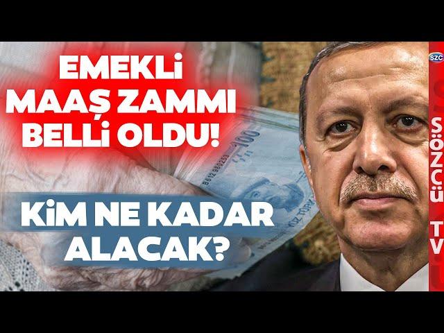 SSK ve Bağ-Kur Emekli Maaş Zammı Netleşti! Kim Ne Kadar Maaş Alacak?