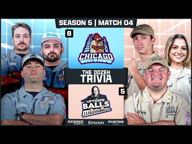 Chicago vs. Uptown Balls | Match 04, Season 5 - The Dozen Trivia League