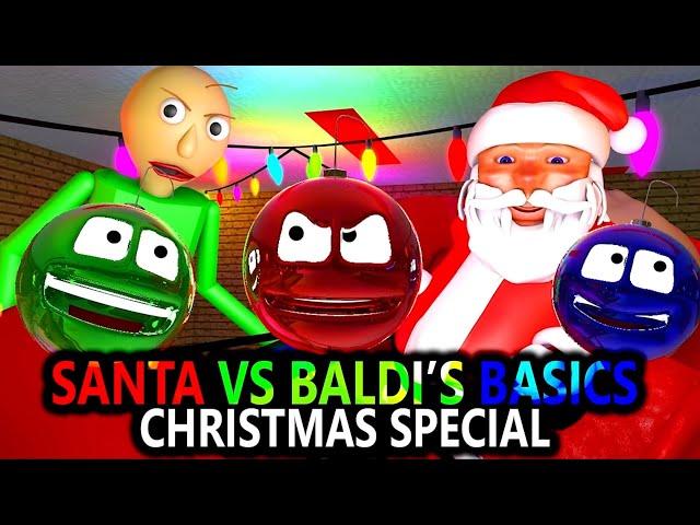 Baldi  Basic vs Santa Claus Christmas Special!! Baldi Minecraft Animation Game