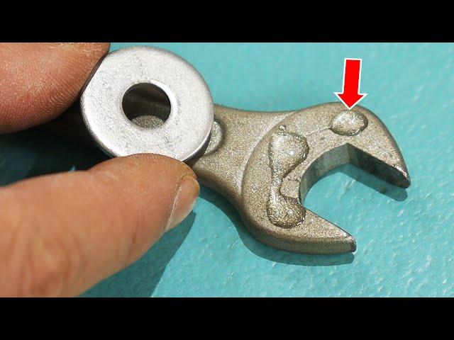 Just Put Steel Washer with Glue on the Wrench and You Will be Amazed.