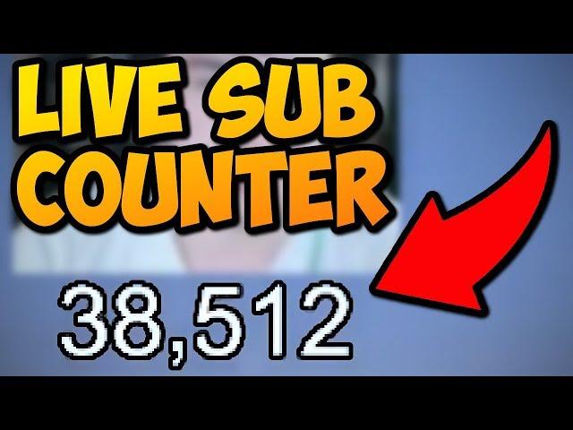 OBS Live Subscriber Counter [Streaming Tutorial] EASY