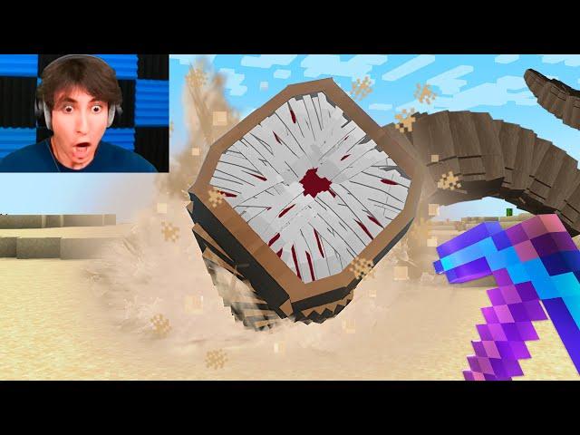 Using a GIANT WORM to Fool My Friend in Minecraft