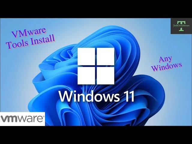 How to install VMware Tools install Windows 11