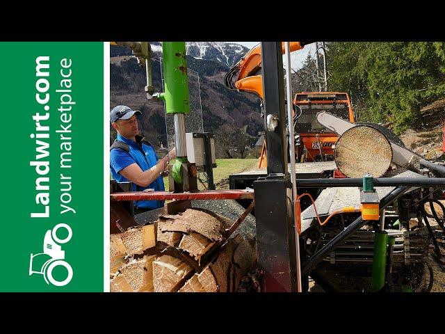 Sägespaltautomat selbst gebaut | landwirt.com