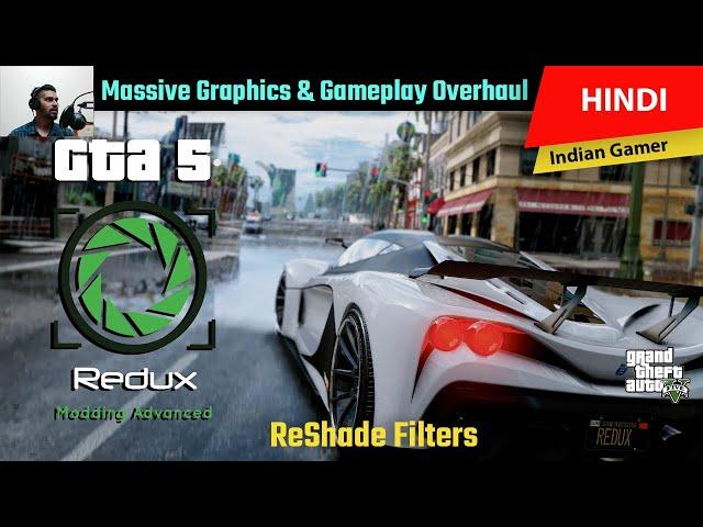 How to Install GTA 5 Redux v1.9 Mod | Massive Graphics & Gameplay Overhaul | RESHADE+ENB | TEXTURES