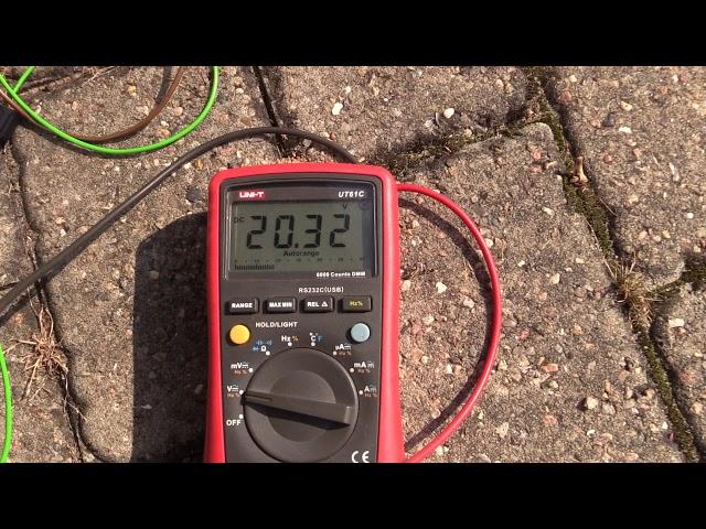 Testing a solar panel - Ec-Projects