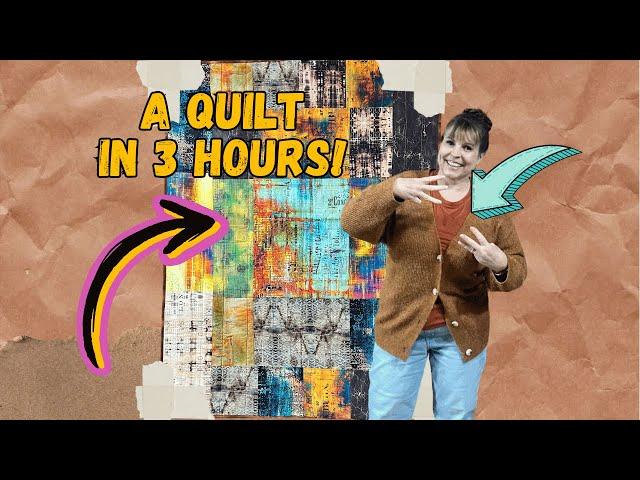 Quilt in a Day: Finish Your Quilt in 3 Hours with 9 Fat Quarters!